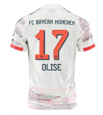Lacne Muži Futbalové dres Bayern Munich Michael Olise #17 2025-26 Krátky Rukáv - Preč